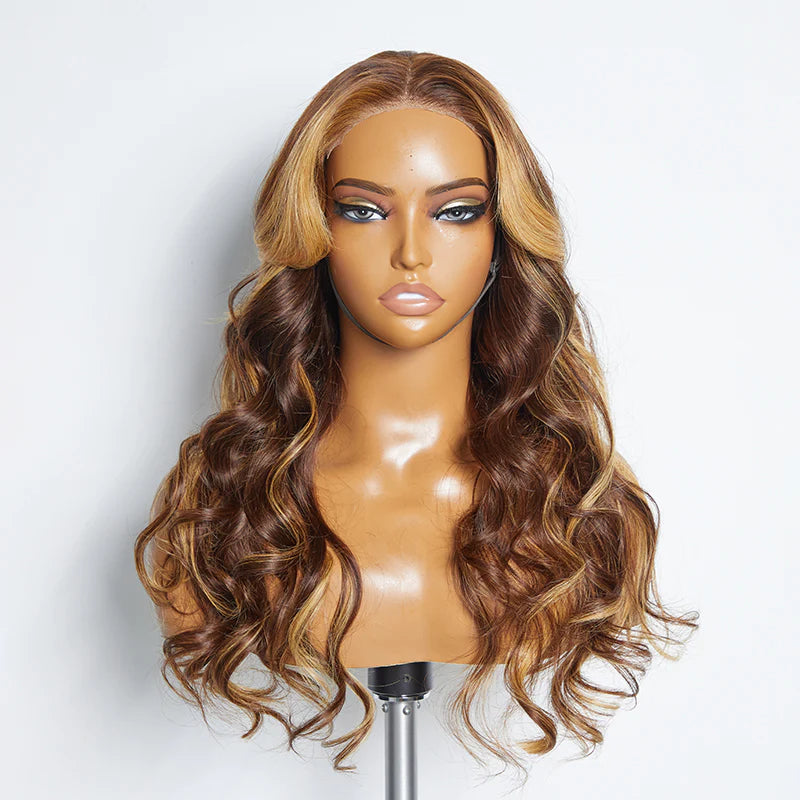 Fly Girl 24" 13x4 Wear & Go Lace Front Wig 100 % Human Hair Density 150%