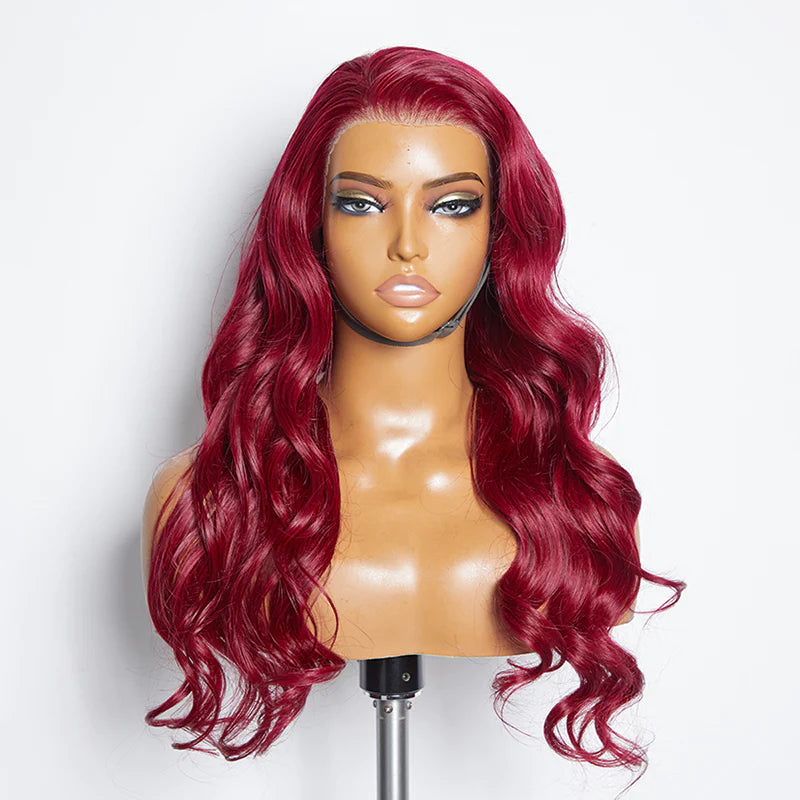 Fly Girl 24" 13x4 Wear & Go Lace Front Wig 100 % Human Hair Density 150%
