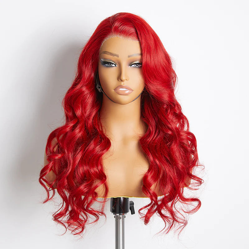 Fly Girl 24" 13x4 Wear & Go Lace Front Wig 100 % Human Hair Density 150%